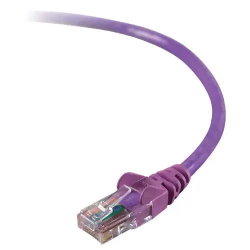 Belkin A3L791-12-PUR Cat 5e UTP Patch Cable - Purple, 12 ft by Belkin International, Inc