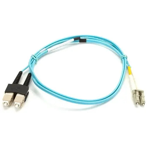 Black Box EFNT010 Fiber Optic Duplex Patch Network Cable - 10-Gigabit Ethernet, 300 ft, Aqua