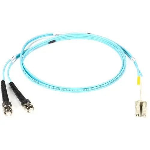 Black Box EFNT010 Fiber Optic Duplex Patch Network Cable – 3 Meters, 10-Gigabit Ethernet, Laser-Optimized 50-Micron Fiber