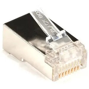 Black Box Cat.5e Modular Plug - Shielded Ethernet Connector for High EMI/RFI Applications (FMTP5ES-250PAK)