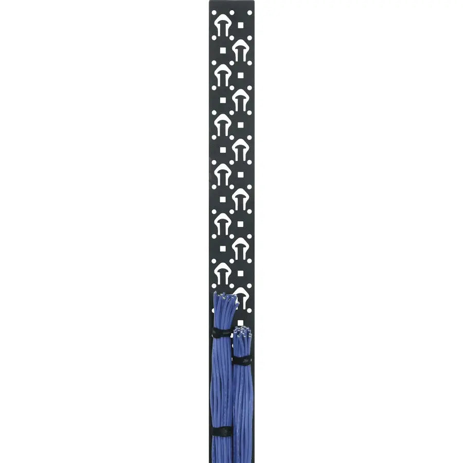 Legrand Group Middle Atlantic 3-1/4" Steel Cable Organizer with Tie Posts (LACE-40-OP)