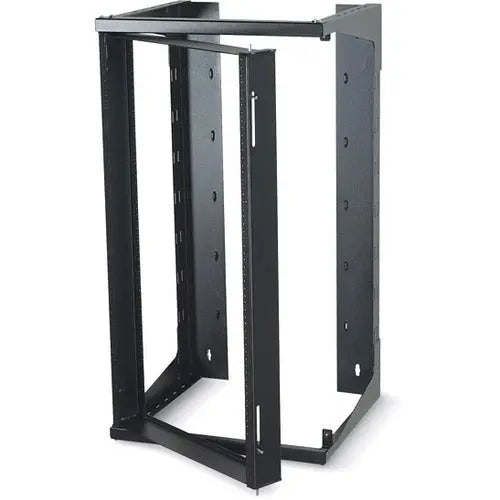Black Box RM069A-R3 Wallmount Rack Frame - 19U Steel Cabinet with Quick-Release Pins and Cable Management
