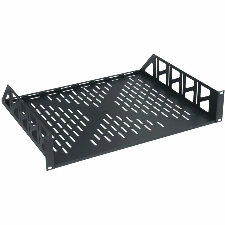 Legrand Group Middle Atlantic U2V 2RU Vented Rack Shelf - 14.8 inches Deep, Black Powder Coat Finish by Legrand Group