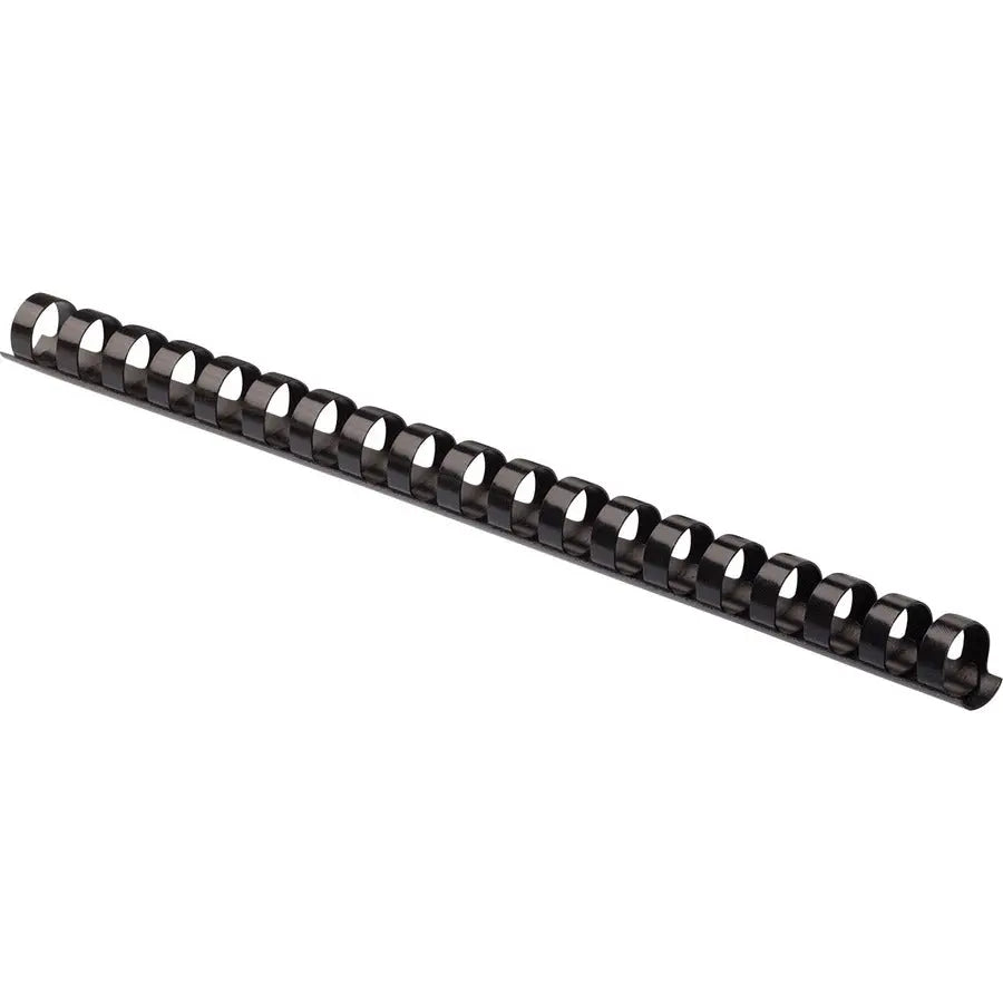 Fellowes Plastic Comb Binding - 19-Ring, 3/8 Inch Diameter, Black, 25 Pack