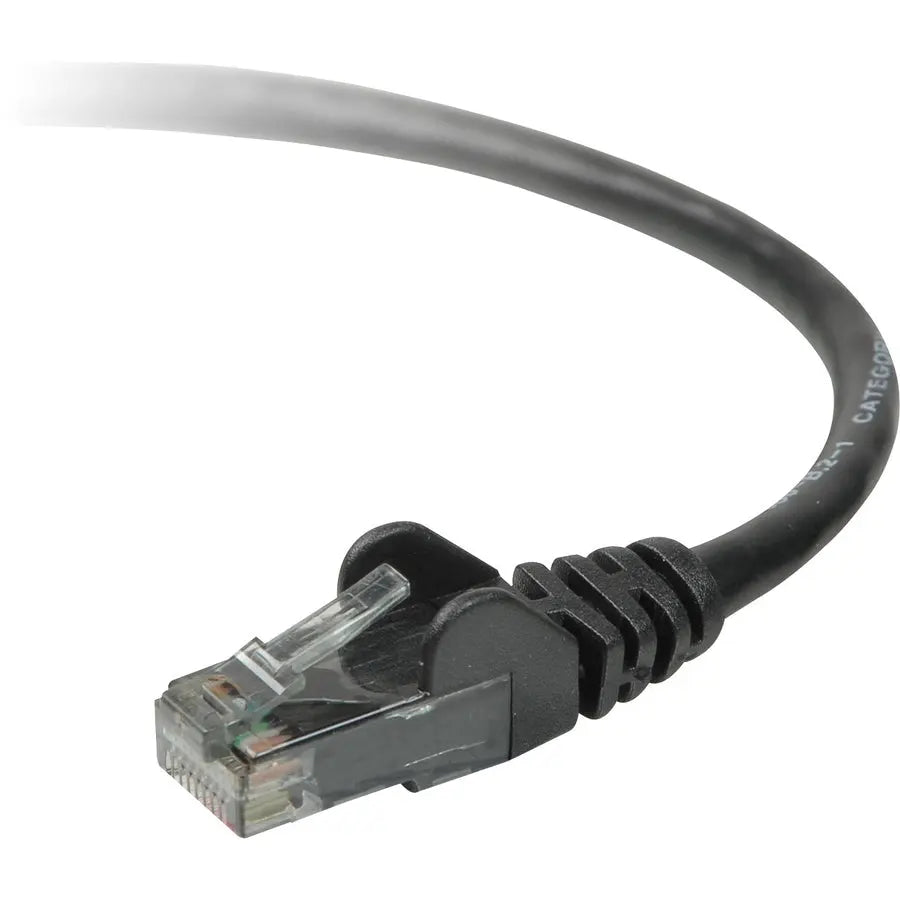 Belkin Cat.5e UTP Patch Cable - TAA791-10-BLK-S, 10 ft, Black network cable for reliable data transfer