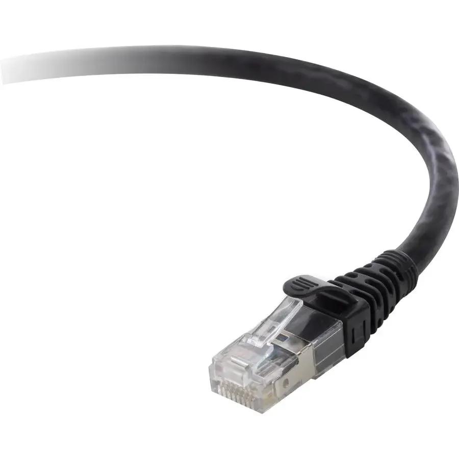 Belkin Cat.5e UTP Patch Cable – 3 Feet, Black, TAA Compliant Network Cable for Reliable Data Connectivity by Belkin International, Inc