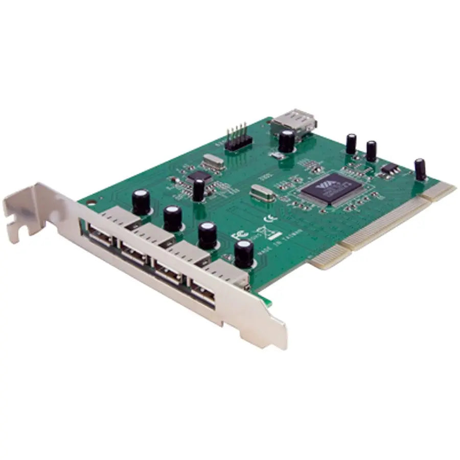 StarTech.com 7 Port PCI USB Card Adapter (PCIUSB7) for High-Speed Data Transfer