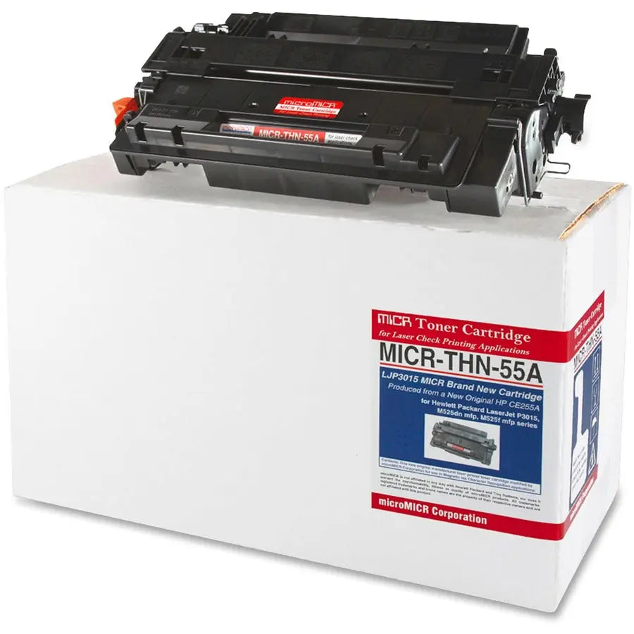 microMICR MICR Toner Cartridge for HP LaserJet P3015 Series - Security MICR Ink, OEM Alternative for HP 55A
