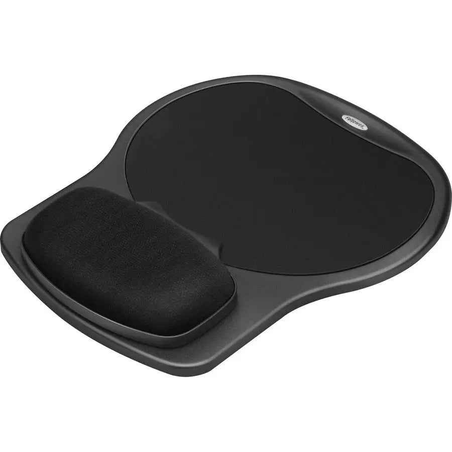 Fellowes Easy Glide Gel Wrist Rest and Mouse Pad - Black (Part Number 93730)