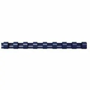 Fellowes Plastic Combs - Round Back, 3/4 Inch, Navy, 100 Pack