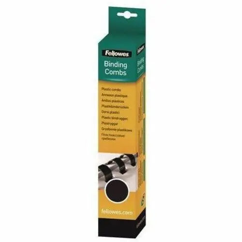 Fellowes Plastic Combs - Round Back, 1/4 inch, Navy, 20 Sheets, 100 Pack