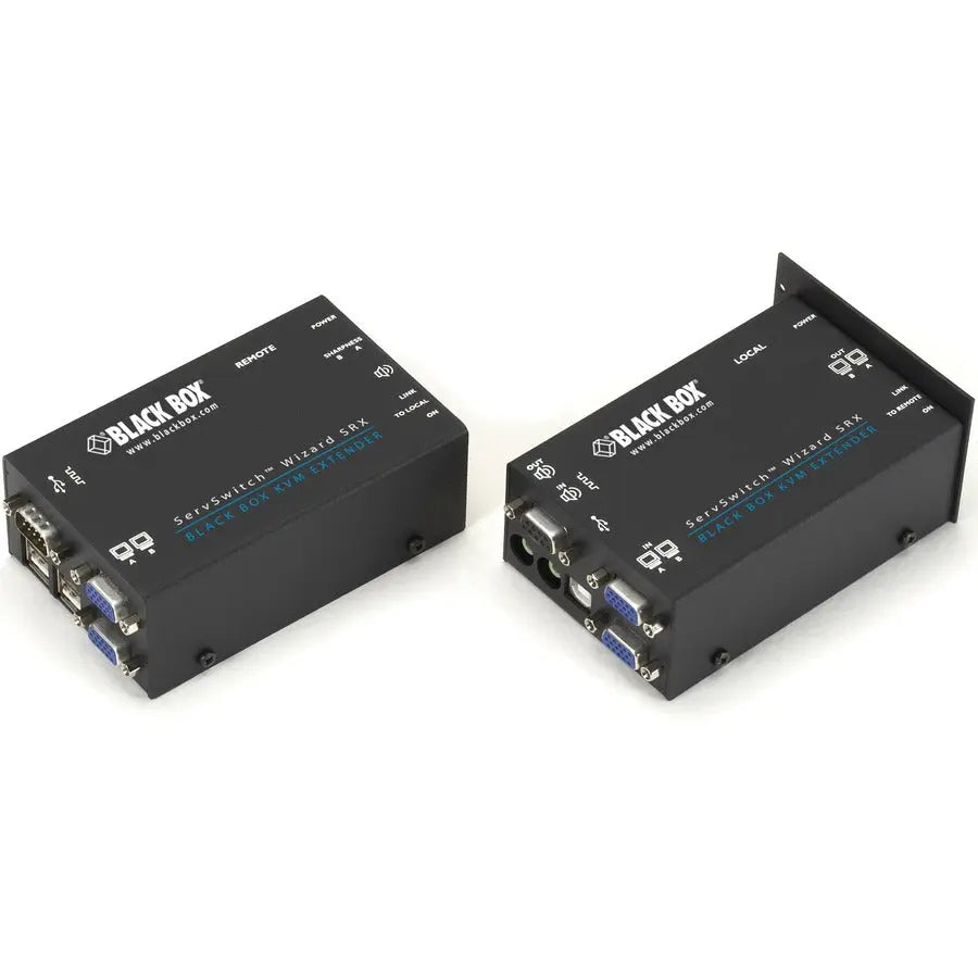 Black Box ServSwitch Wizard USB SRX KVM Extender - Dual-Video, USB, Audio, and RS-232