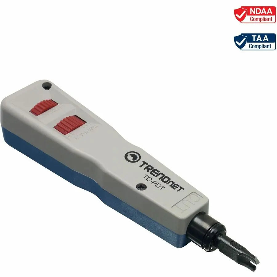 TRENDnet TC-PDT Punch Down Tool with 110 and Krone Blades for Network Terminations