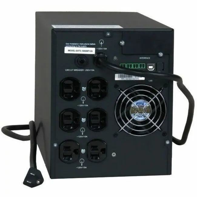 Vertiv Liebert GXT3 1000VA Tower UPS – Compact Online Double Conversion Power Supply with Hot-Swappable Batteries