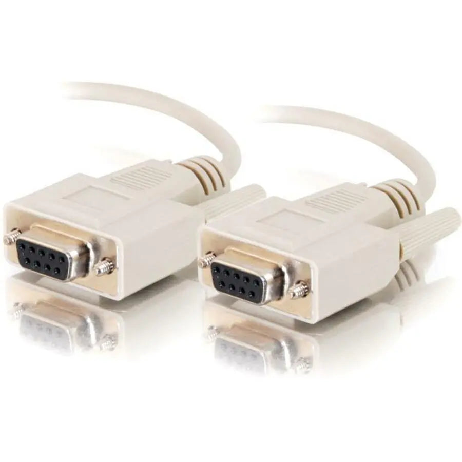 C2G 10ft DB9 Female to Female Extension Cable – Reliable Data Transfer for Serial Devices