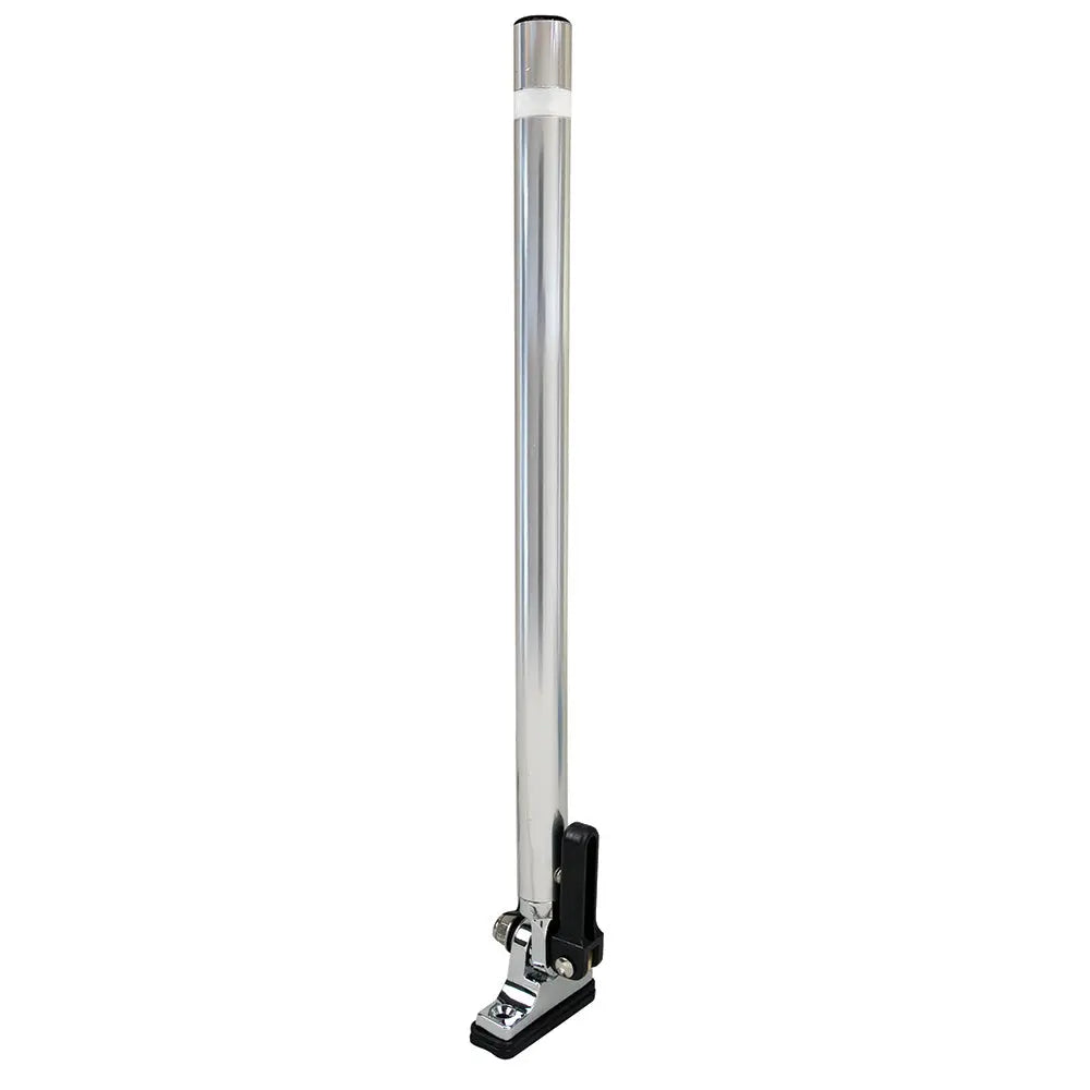 Perko 14-inch Folding Mount Pole Light with Quick Adjust Mount – White All-Round Navigation Light for Small Power Boats