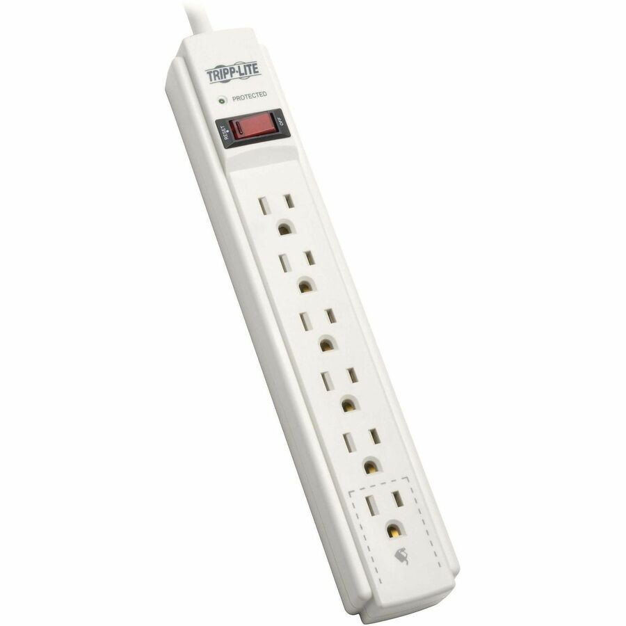 Eaton Tripp Lite Series TLP606TAA 6-Outlet Surge Protector with 6 ft. Cord and Lifetime Insurance