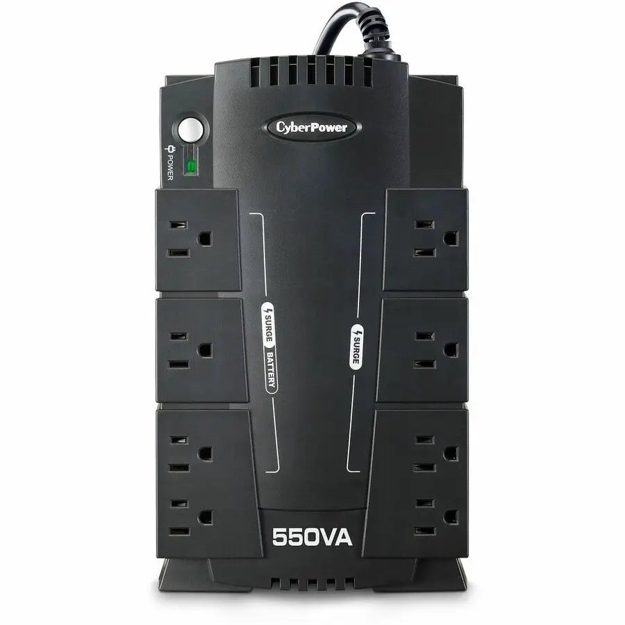 CyberPower CP550SLG Standby UPS System – 550 VA, 120V Battery Backup & Surge Protection for Desktop & Home Entertainment