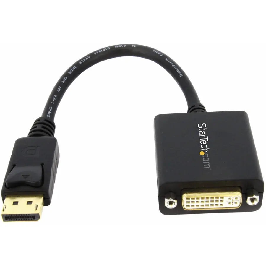 StarTech.com DisplayPort to DVI Video Adapter Converter (DP2DVI2) – Digital Only, 1920x1200 Resolution