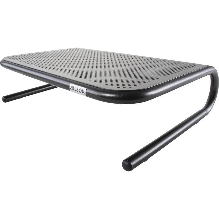 Allsop Metal Art Jr. Monitor Stand with 14-Inch Wide Platform - Pearl Black