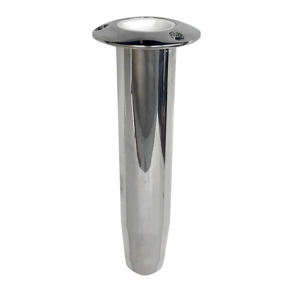 Rupp Marine 0 Degree Large Fixed Heavy-Duty Stainless Steel Rod Holder (Part CA-SS00-LGF)