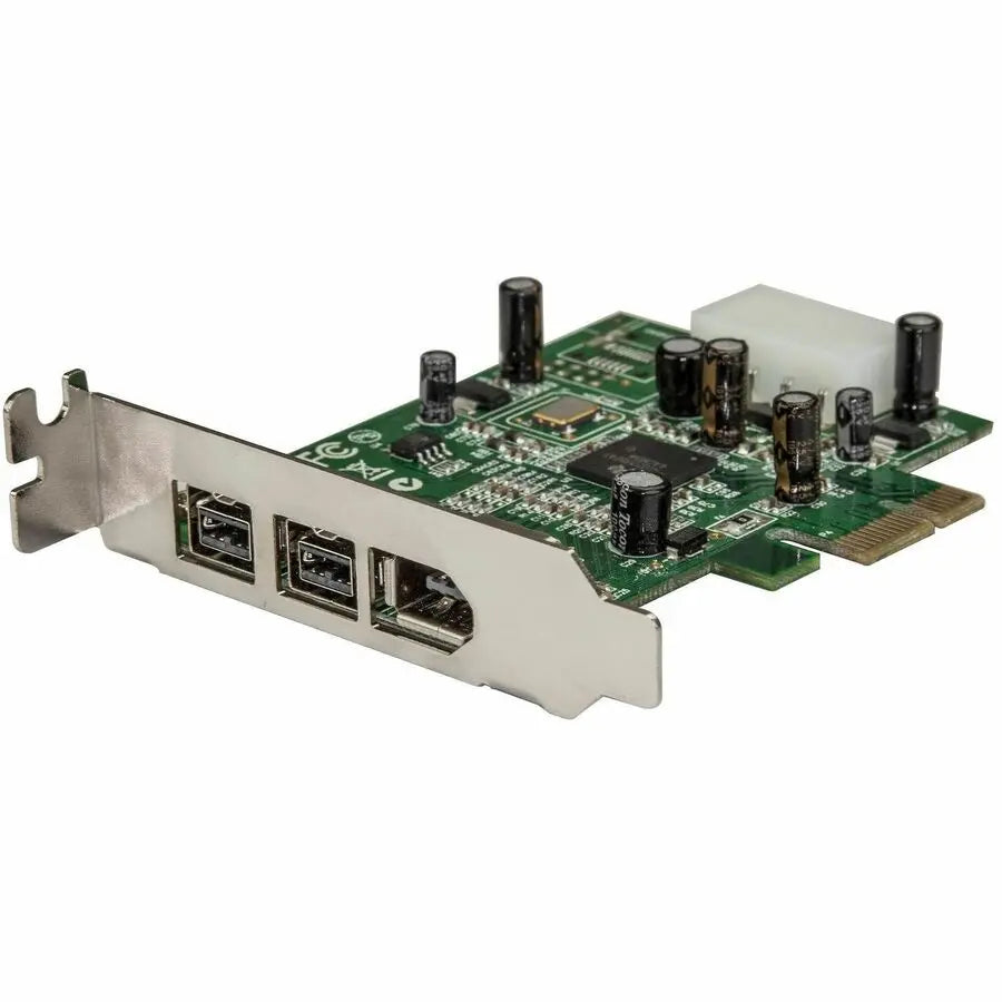StarTech.com PEX1394B3LP 3-Port PCI Express FireWire Card - Low Profile & Standard Bracket Included