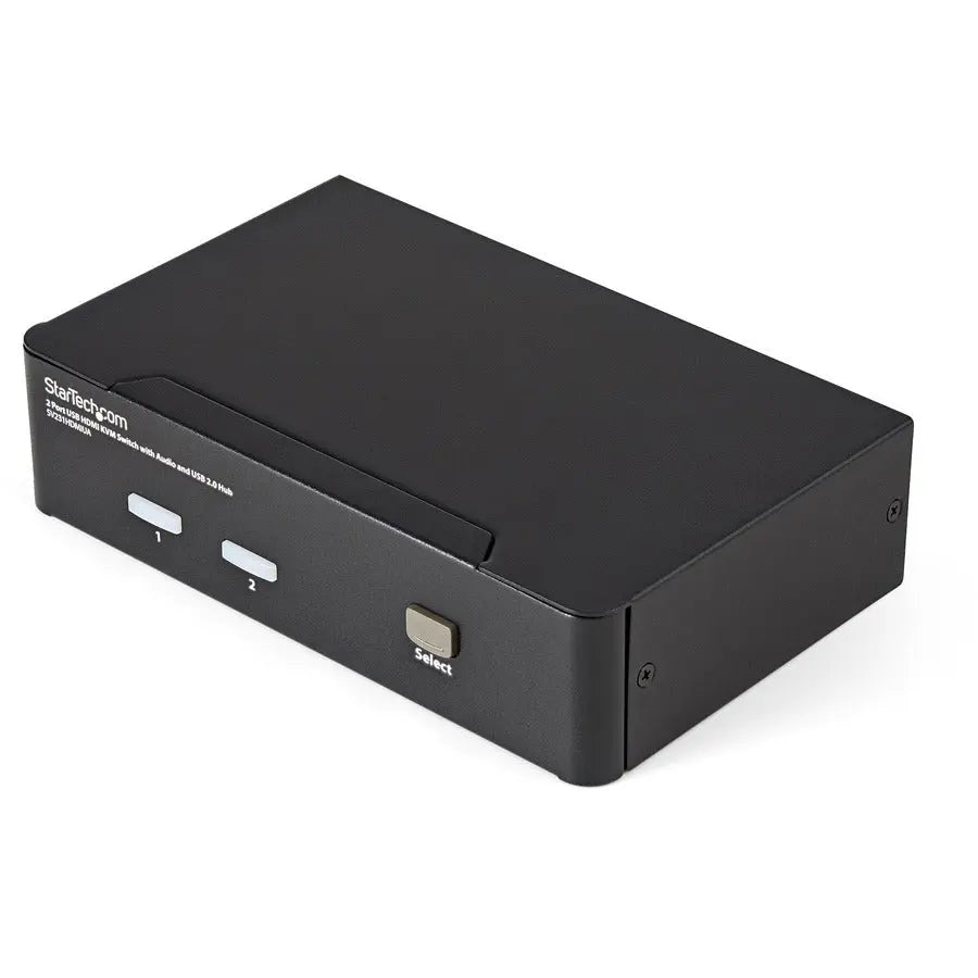 StarTech.com SV231HDMIUA 2-Port USB HDMI KVM Switch with Audio and USB 2.0 Hub