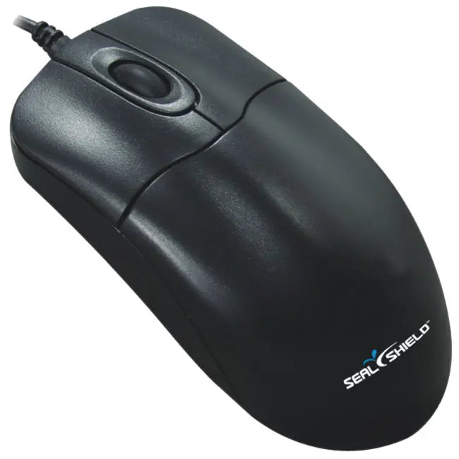 Seal Shield Silver Storm STM042 Mouse – Ergonomic USB Computer Mouse with Optical Resolution, Black