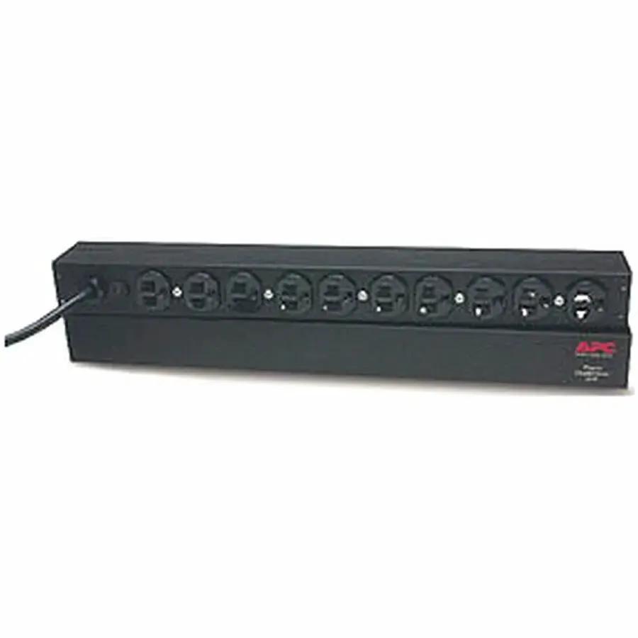 APC NetShelter Basic Rack PDU, 1U, 15A, 120V, 10 NEMA 5-15 Outlets by Schneider Electric SA by Schneider Electric SA
