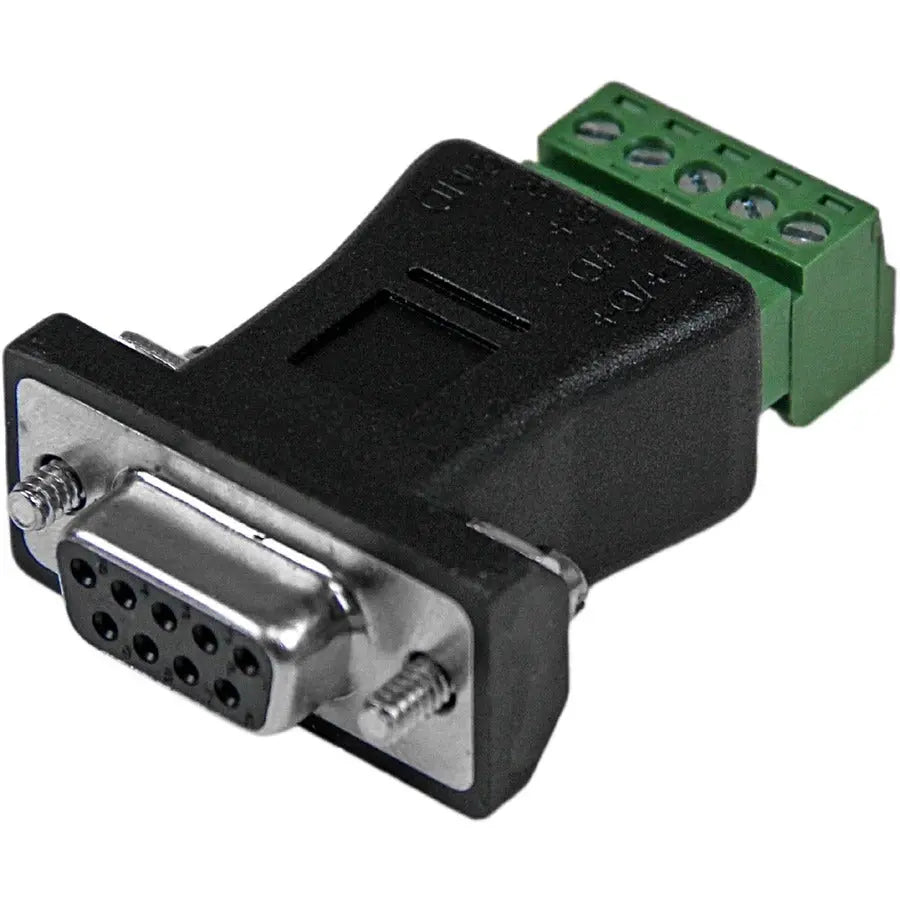 StarTech.com DB92422 RS422 RS485 Serial DB-9 to Terminal Block Adapter for Industrial Connectivity