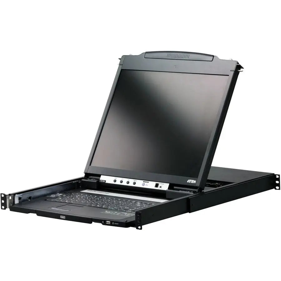 ATEN CL5800N Rackmount LCD Console with 19-Inch LED Backlit Display and Dual Interface Support