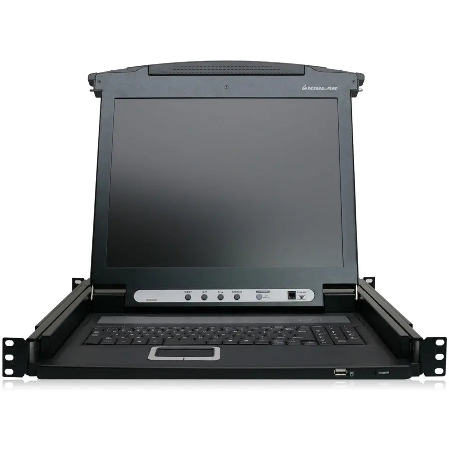 IOGEAR GCL1800 Rackmount LCD Console with 17-inch TFT Display and Touchpad