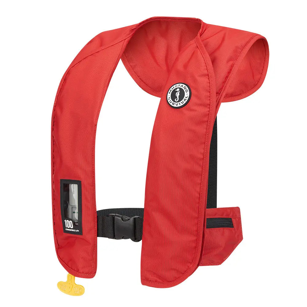 Mustang Survival MIT 100 Convertible Inflatable PFD - Red