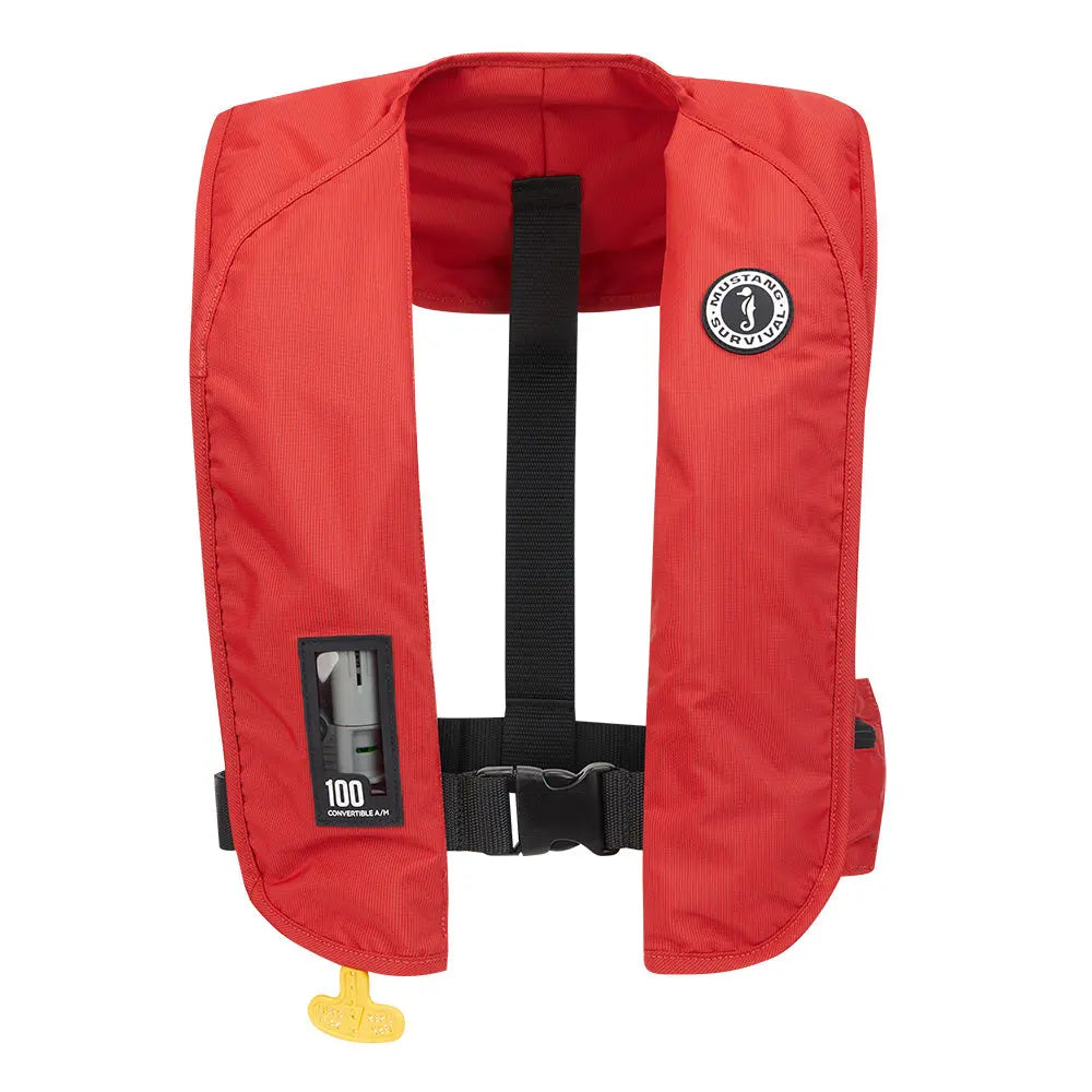 Mustang Survival MIT 100 Convertible Inflatable PFD - Red