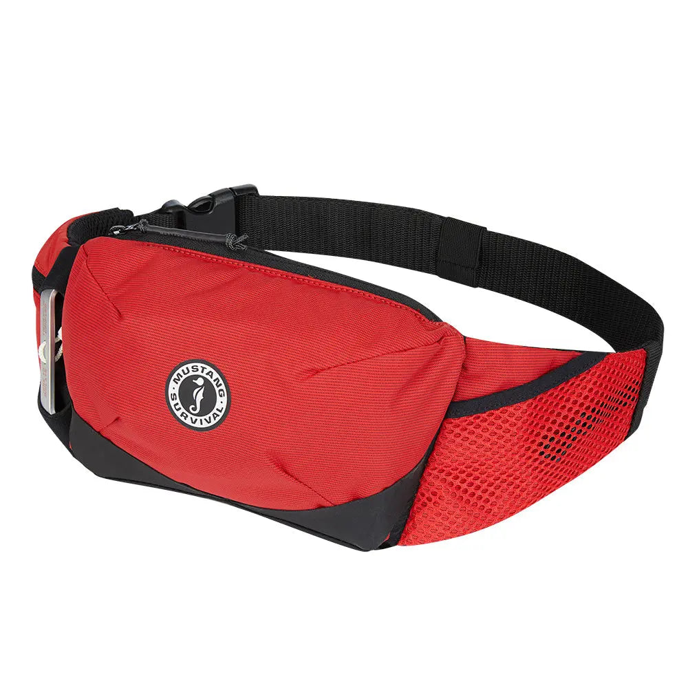 Mustang Survival Essentialist Manual Inflatable Belt Pack - Red for Paddling