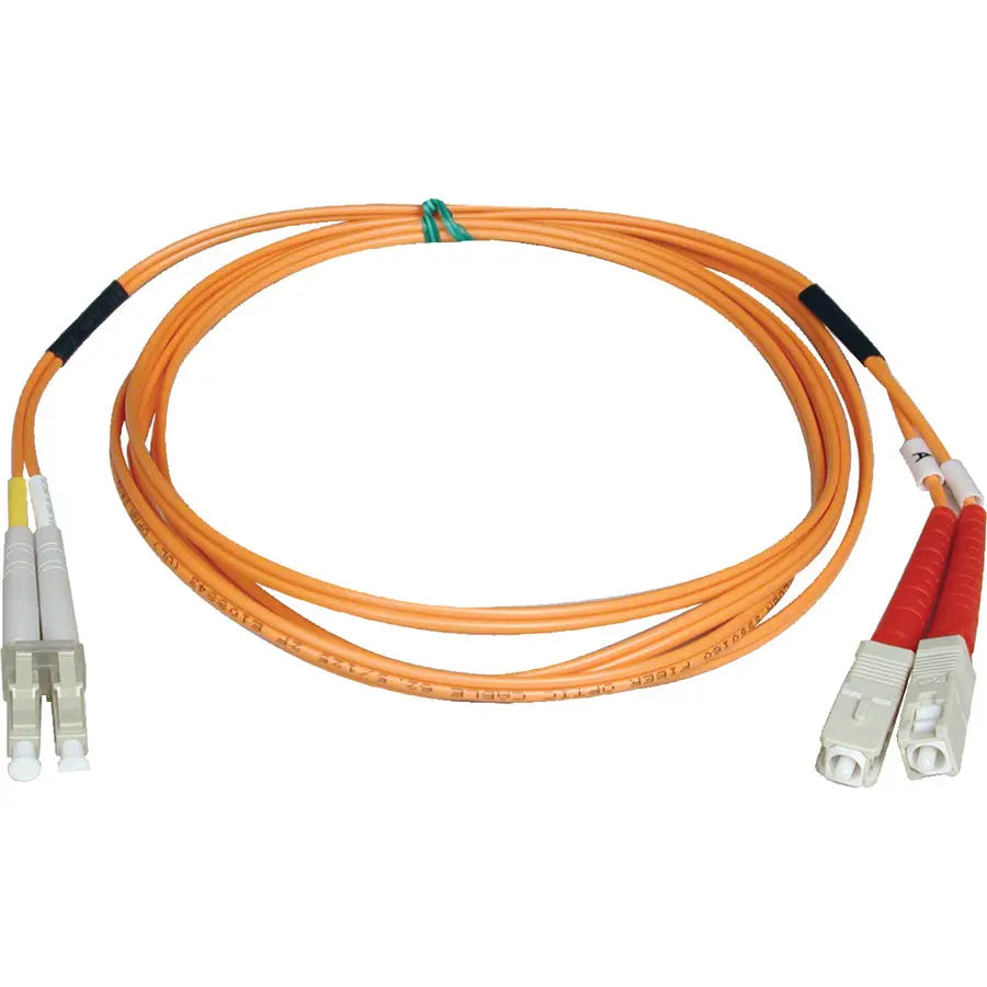 Eaton Corporation Tripp Lite N516-05M 5-Meter Duplex Multimode Fiber Channel Patch Cable LC/SC