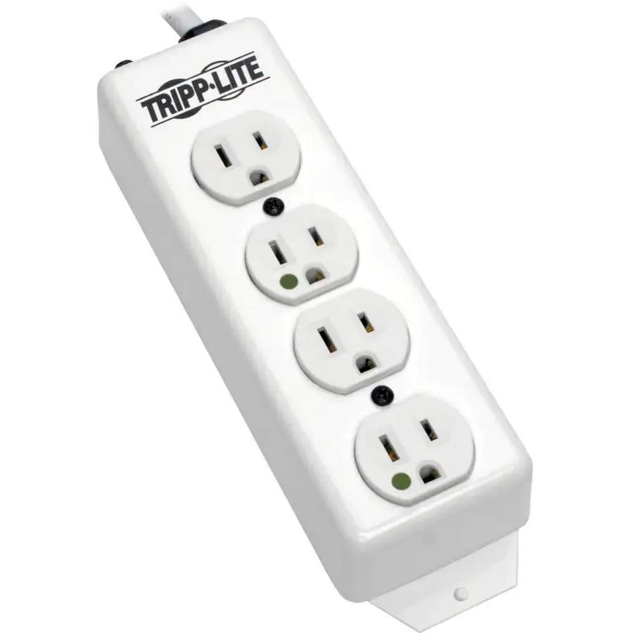 Eaton Corporation Tripp Lite PS-415-HG Medical-Grade Power Strip with Antimicrobial Coating and 4 Hospital-Grade Outlets by Eaton Corporation