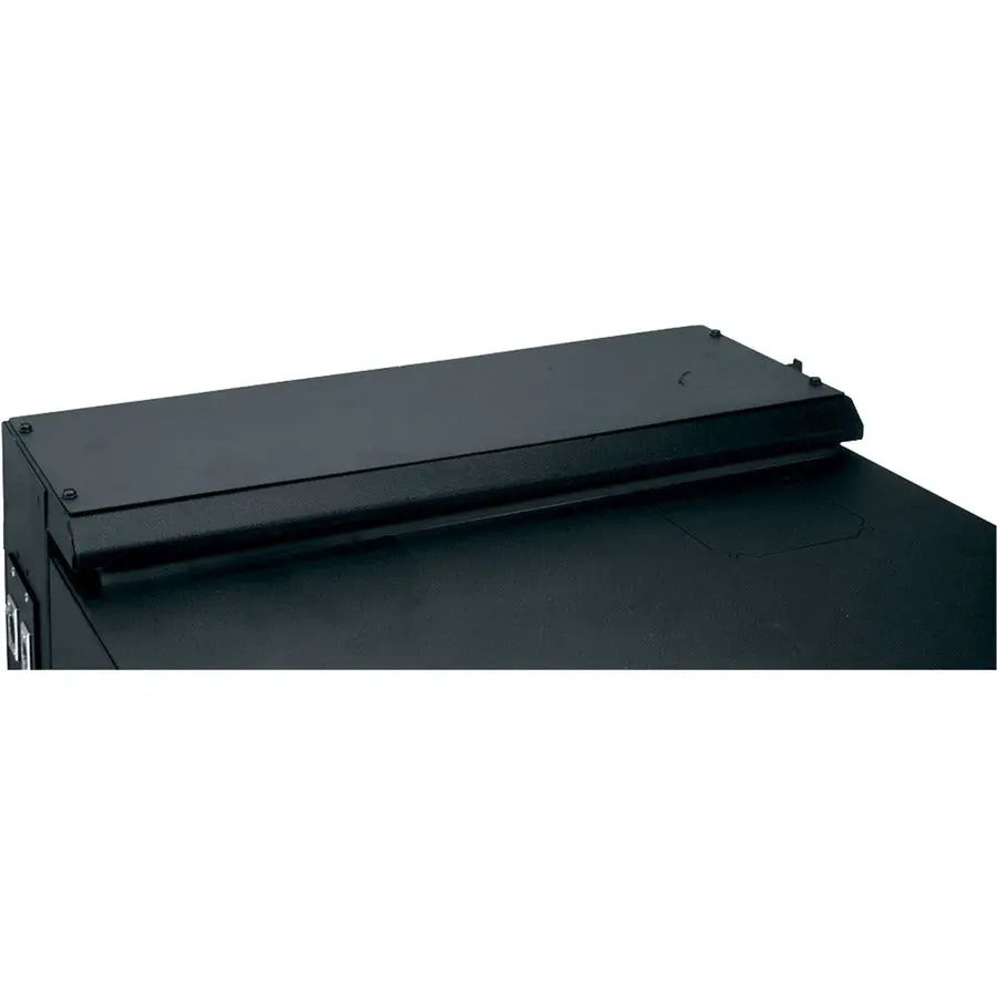 Legrand Group Middle Atlantic DWR Series Steel Cover Plate - Black, 7.6" x 22.3"
