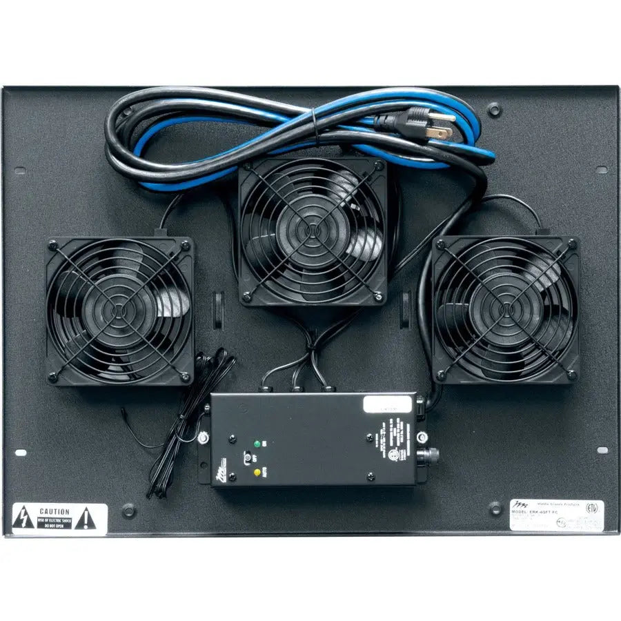 Middle Atlantic ERK Series Fan Top with Controller - 165 CFM for WMRK, ERK, ERK-KD, SCRK Racks