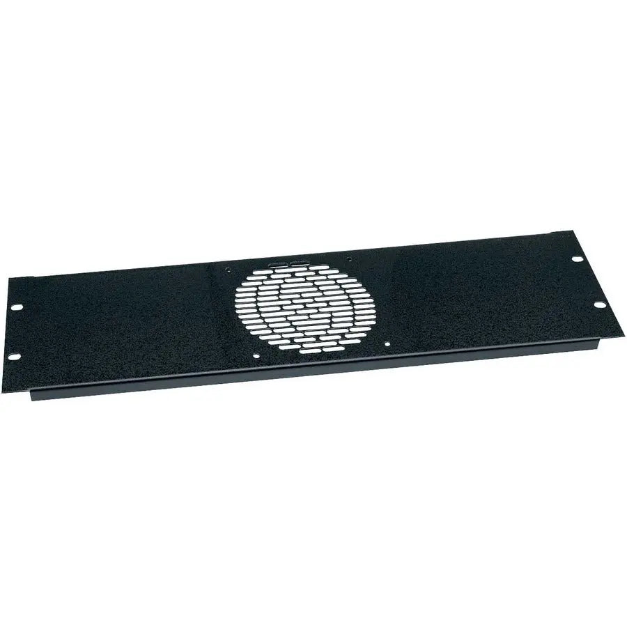Middle Atlantic 3U Fan Panel FP1 – Black Flanged Aluminum for 4 1/2" Fans