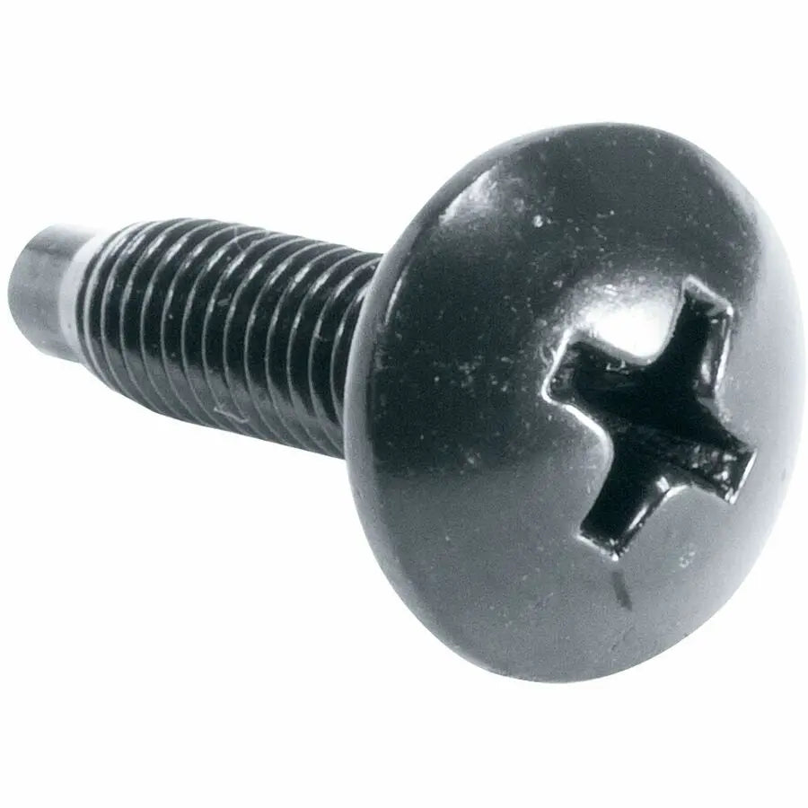 Middle Atlantic HG Series 3/4 Inch Black Gloss Truss-Head Rack Screws (100 Pack)
