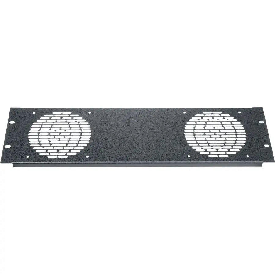 Legrand Group Middle Atlantic TFP2 Fan Tray for 4 1/2" Fans, 3U Rack Compatibility, Black Finish