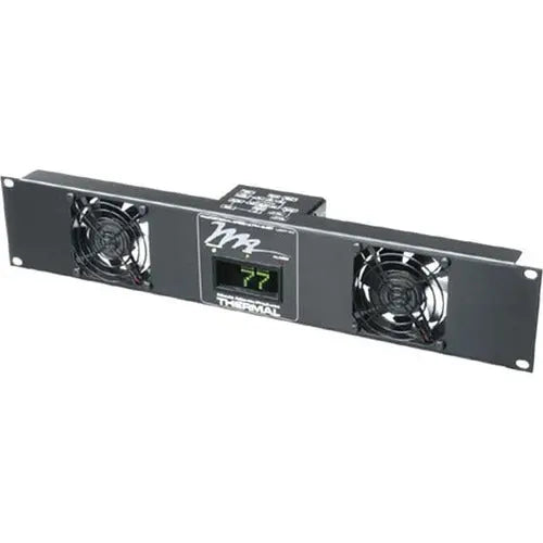 Legrand Group Middle Atlantic UQFP2D Fan Panel – 50 CFM Ultra Quiet Rack Cooling System with Digital Display
