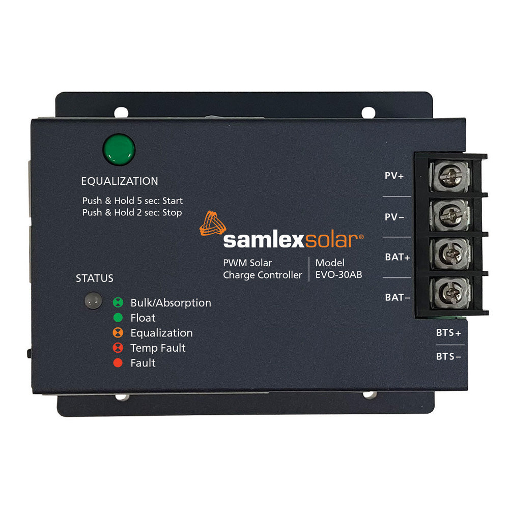 Samlex America EVO-30AB 12/24V 30A PWM Solar Charge Controller