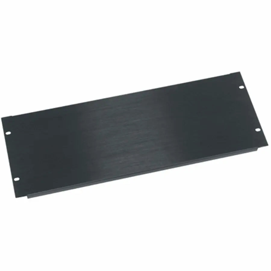 Middle Atlantic BL4 4U Flanged Aluminum Rack Blank Panel – Professional 16-Gauge Black Finish