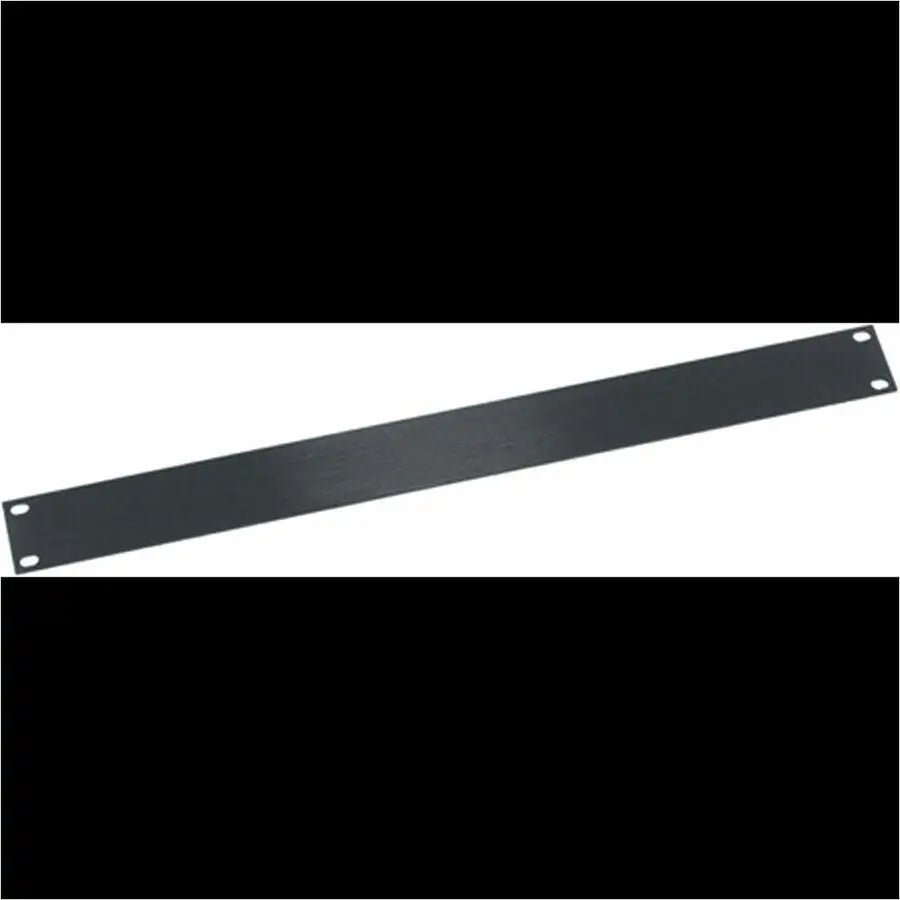Middle Atlantic HBL1 1RU Flat Aluminum Rack Blanking Panel - Black Brushed and Anodized