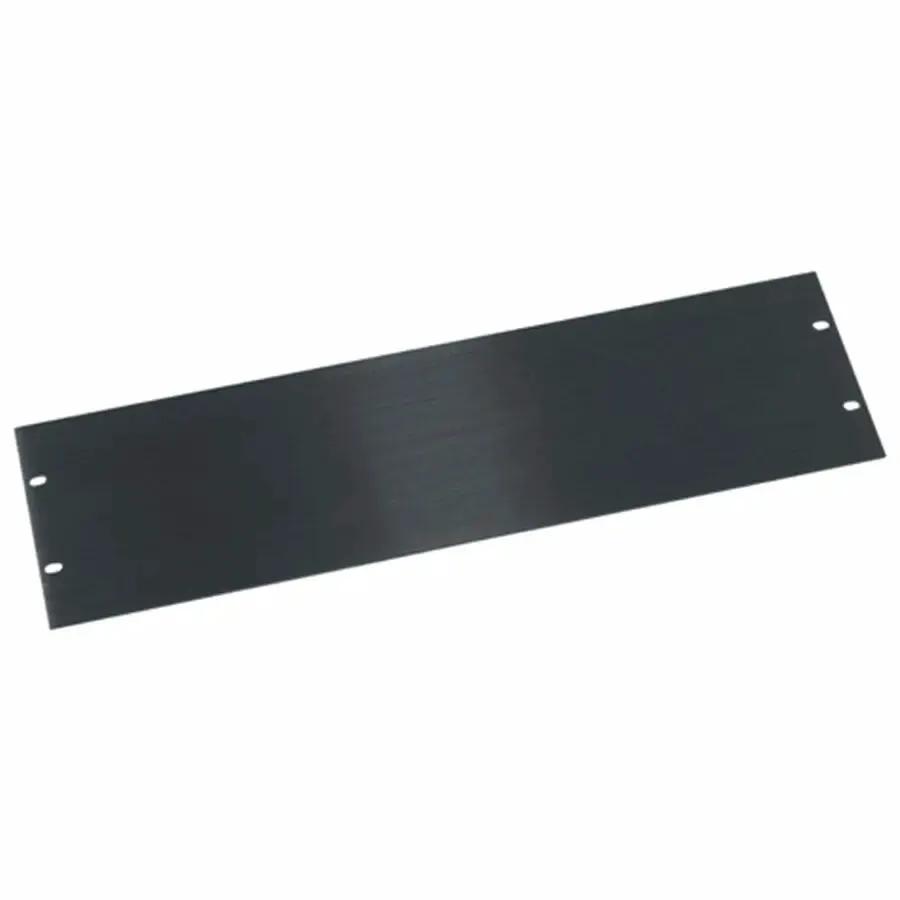 Middle Atlantic HBL3 3U Flat Aluminum Blank Panel with Anodized Black Finish by Legrand Group