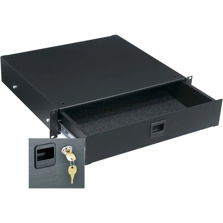 Legrand Group Middle Atlantic TD2LK Heavy Duty Rack Mount Drawer with Lock – 2U 15-7/8 Inch Wide, Steel Construction by Legrand Group
