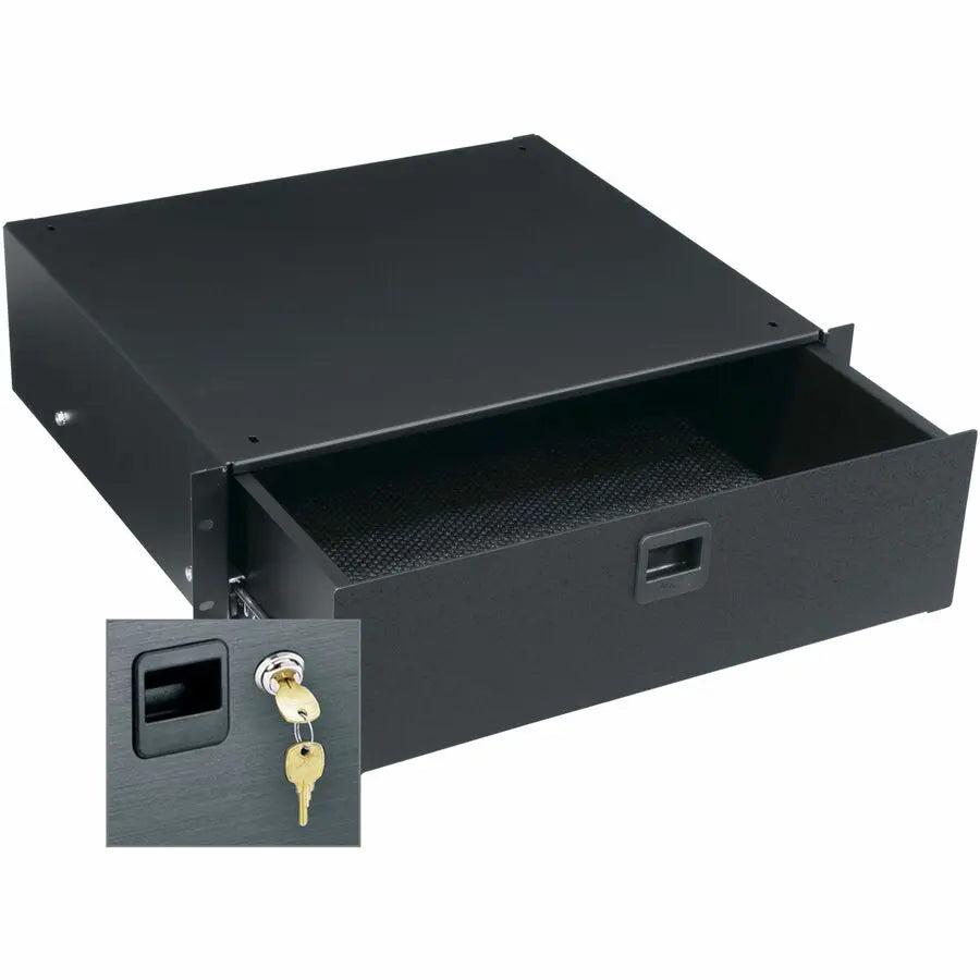 Legrand Group Middle Atlantic 3RU Heavy Duty Steel Rack Mount Drawer with Lock (Part No. TD3LK)