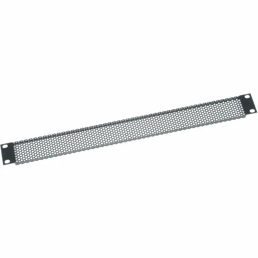 Middle Atlantic VT1 1U Vented Rack Panel with 64% Open Area – Black Aluminum Perforated Design by Legrand Group